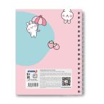 Тетрадь ученическая общая, A5 48 л. на гребне 60 г/м², белизна 90 %, 8 шт, клетка, 01169 МИКС - У меня есть сквиш, Светоч Т104