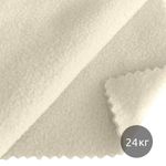 Флис 2-сторонний 240 г/м², 150 см / 24 кг, TBY-0240-F103, цв.F103 молочный