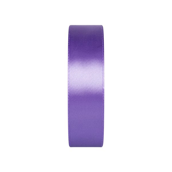 Лента атласная 1-сторонняя 25.0 мм / 33±2 метра, 034 т.сиреневый, Gamma