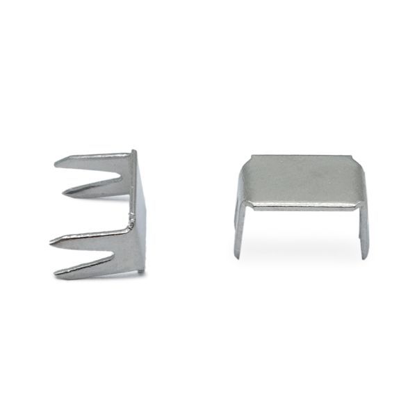 Ограничитель нижний для металлической молнии №5, никель, 100 г (≈780 шт)