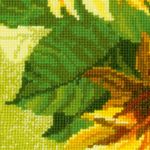 Набор для вышивания нитками Риолис, Подушка Подсолнухи 30х30 см