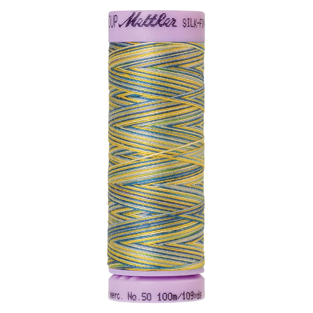 Нитки хлопковые отделочные Mettler Silk-Finish multi Cotton 50, 100 м, 9829, 5 катушек