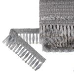 Бахрома отделочная 60.0 мм / 25 метров, серебро, Gamma 1163