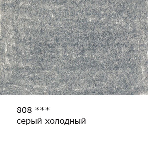 Карандаш цветной художественный заточенный, 6 шт, 808 Серый холодный (Cold gray), Vista-Artista Gallery VGCP