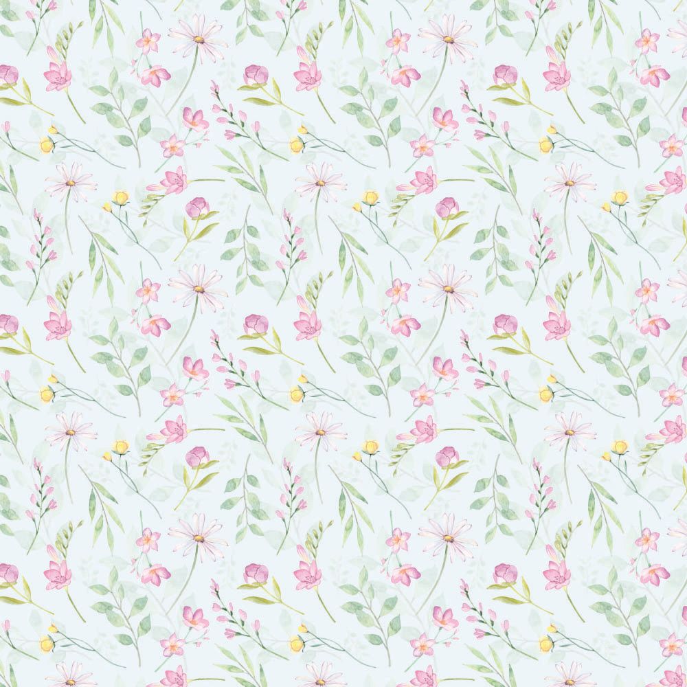 Односторонняя упаковочная бумага Stilerra 100х70 см, 25 шт, 04 цветы