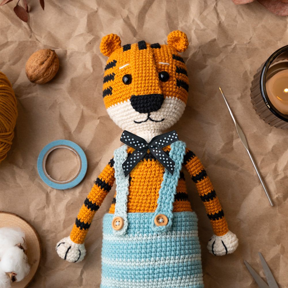 Набор текстильных бантиков, 100 шт, 104 черно-розовый, Annet BDR