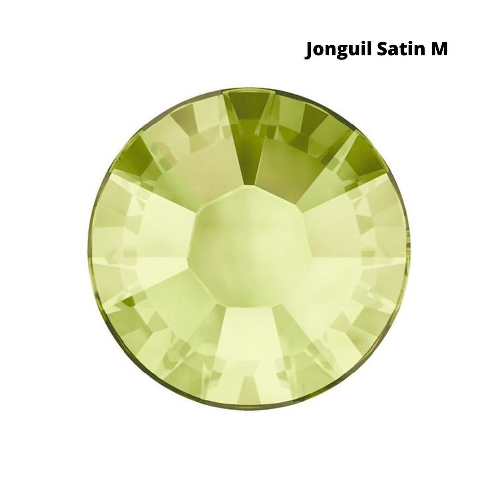 Стразы Swarovski клеевые плоские 2028HF, ss 6 (2 мм), Jonguil Satin M, 144 шт