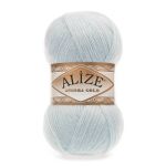 Пряжа Alize (Ализе) Angora Gold / уп.5 мот. по 100 г, 550м, 514 голубой лед A