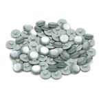 Пуговицы на ножке 32L (20мм), пластик (col.10 св.зеленый), 72 шт, CR P-45