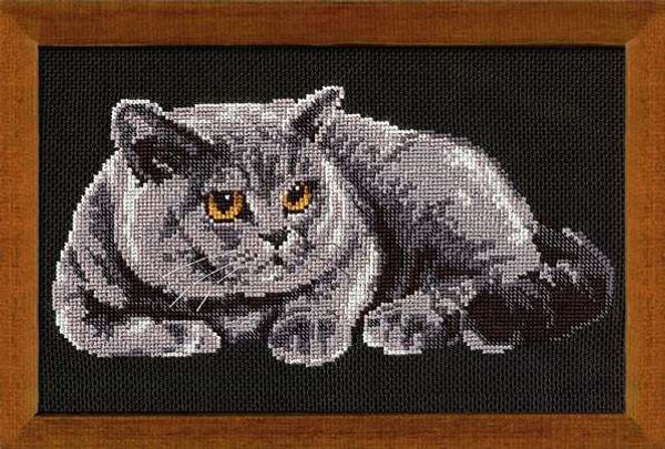 Набор для вышивания нитками Риолис, Британец 38х26 см