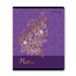 Тетрадь ученическая общая, тиснение золотой фольгой, A5 48 л. на скобе 65 г/м², белизна 100% 10 шт клетка, 01514 Золотые моменты, Светоч Т199