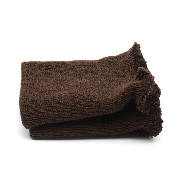 Манжеты трикотажные 8.0х9.5 см, 1 пара, средней плотности 14 кл, 1х1, В-42 шоколад, коричневый