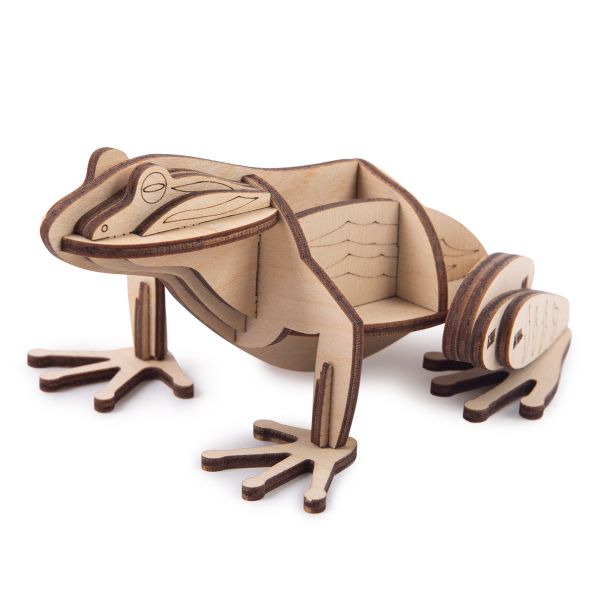 Пазл 3D, серия Живая природа 42 элемент, Лягушка, Rezark NIZ-19