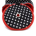 Футляр для пряжи, Prym Полька дот черно-белый, 14,5х21,5 см