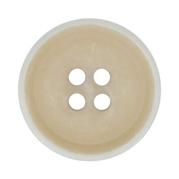 Пуговицы 4 прокола костюмные 15 мм, 24 шт, D125 кремовый, Gamma RIO 0004