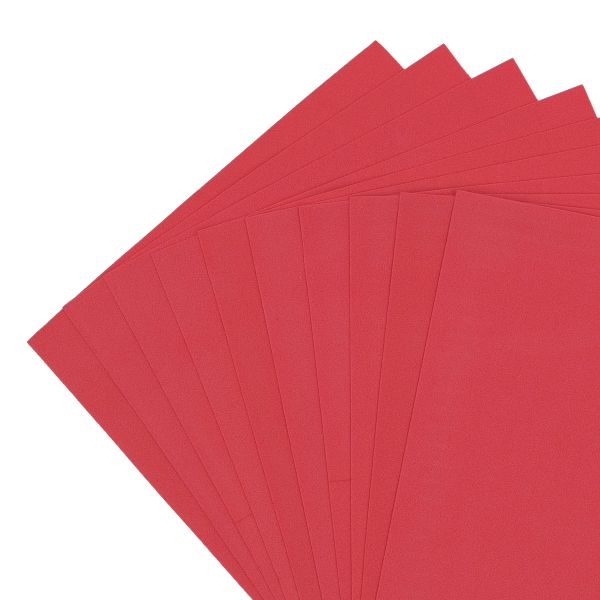 Фоамиран EVA-1010, 10 шт, 20х30 см, 1 мм., Astra&Craft (ZK-003/BK003 алый)