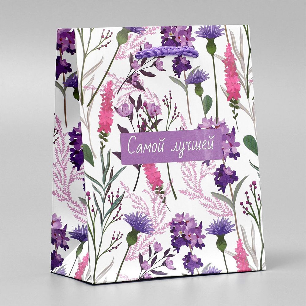 Пакет ламинированный Самой лучшей, S 12х15х5,5 см, 10084287