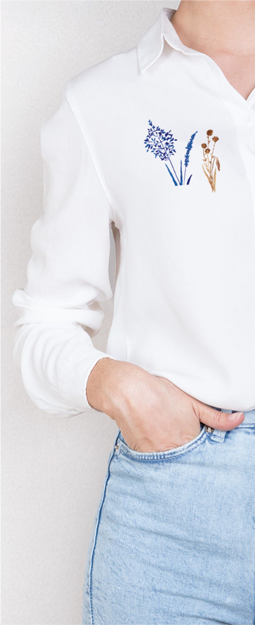 Набор для вышивания нитками Panna Живая картина JK-2285, Сухоцветы, 4х10 см