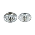 Кнопка пришивная металл ⌀30.0 мм, 10 шт, 01 никель, Gamma KL-300