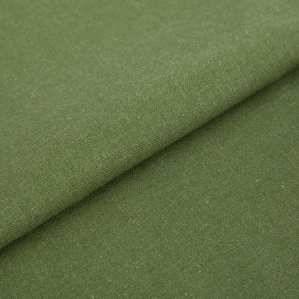 Льняная ткань 210 г/м², 140 см / 5 метров, 166 зеленый, Gamma 5147