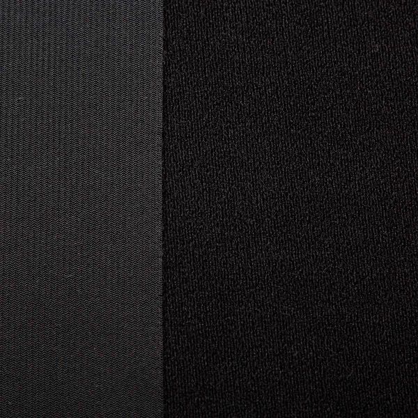 Петельное полотно велкроткань мягкая 250 г/м², шир.50 см / 10 метров, 100% нейлон, черный, 8203-0021