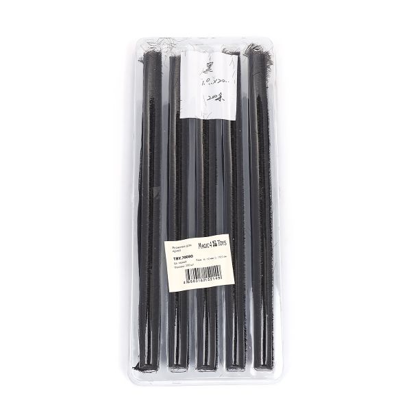 Ресницы для кукол 70080 10 мм L19,5 см цв. черный уп. 200 шт