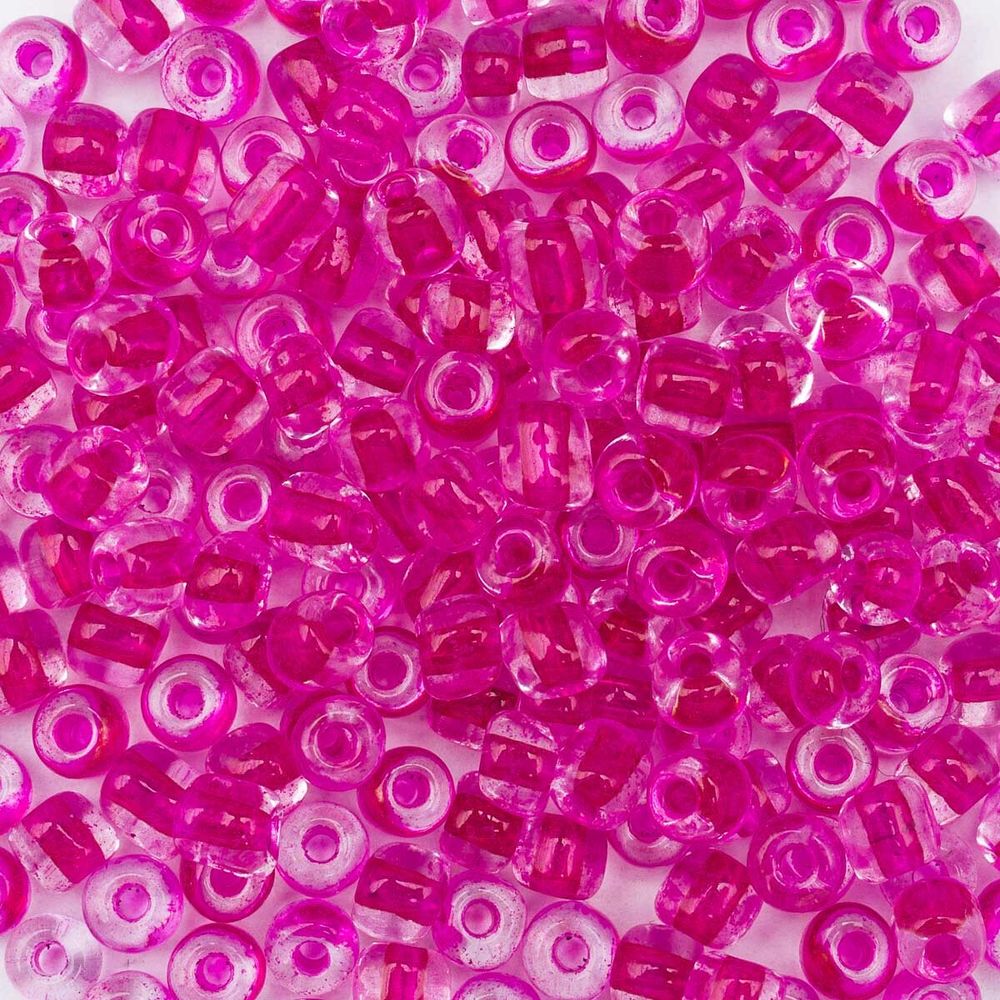 Бисер Astra&Craft 6/0 (4.1 мм), 150 г (10х15 г), цв. 139 цикламен/прозр.с цвет.центром