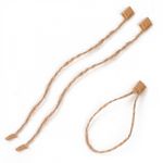 Биркодержатели пломба пластик 15см джут (уп. ≈1000 шт)