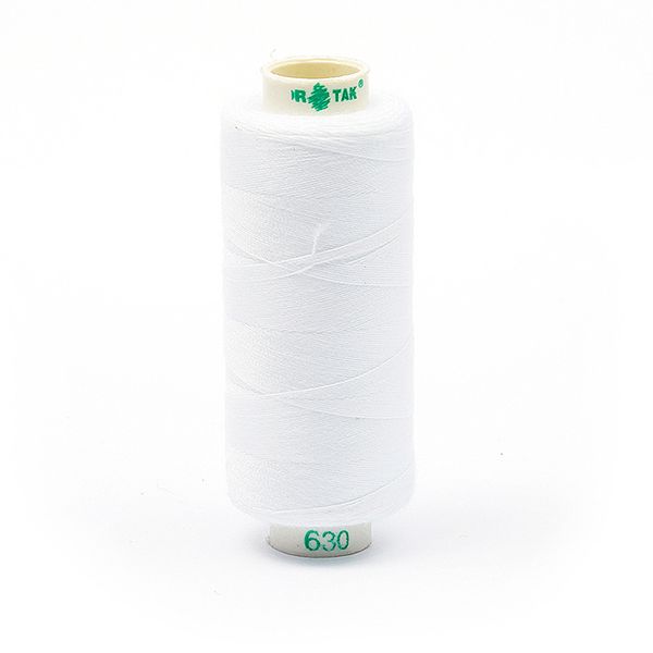 Нитки швейные бытовые Dor Tak 40/2, 366 м / 10 кат., 630 снежно-белый