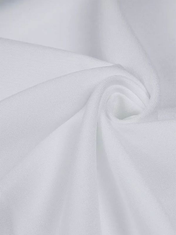 Габардин кач-во Фухуа 180 г/м², 150 см / 25 метров, TBY.Gbf.24102.2, цв.02 белый