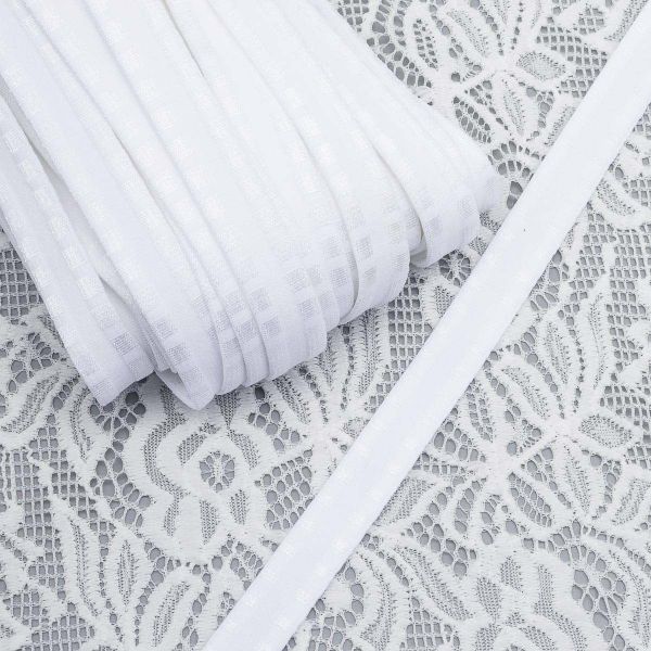 Резинка бельевая (бретелечная) 14.0 мм / 25 метров, ST/33, белый