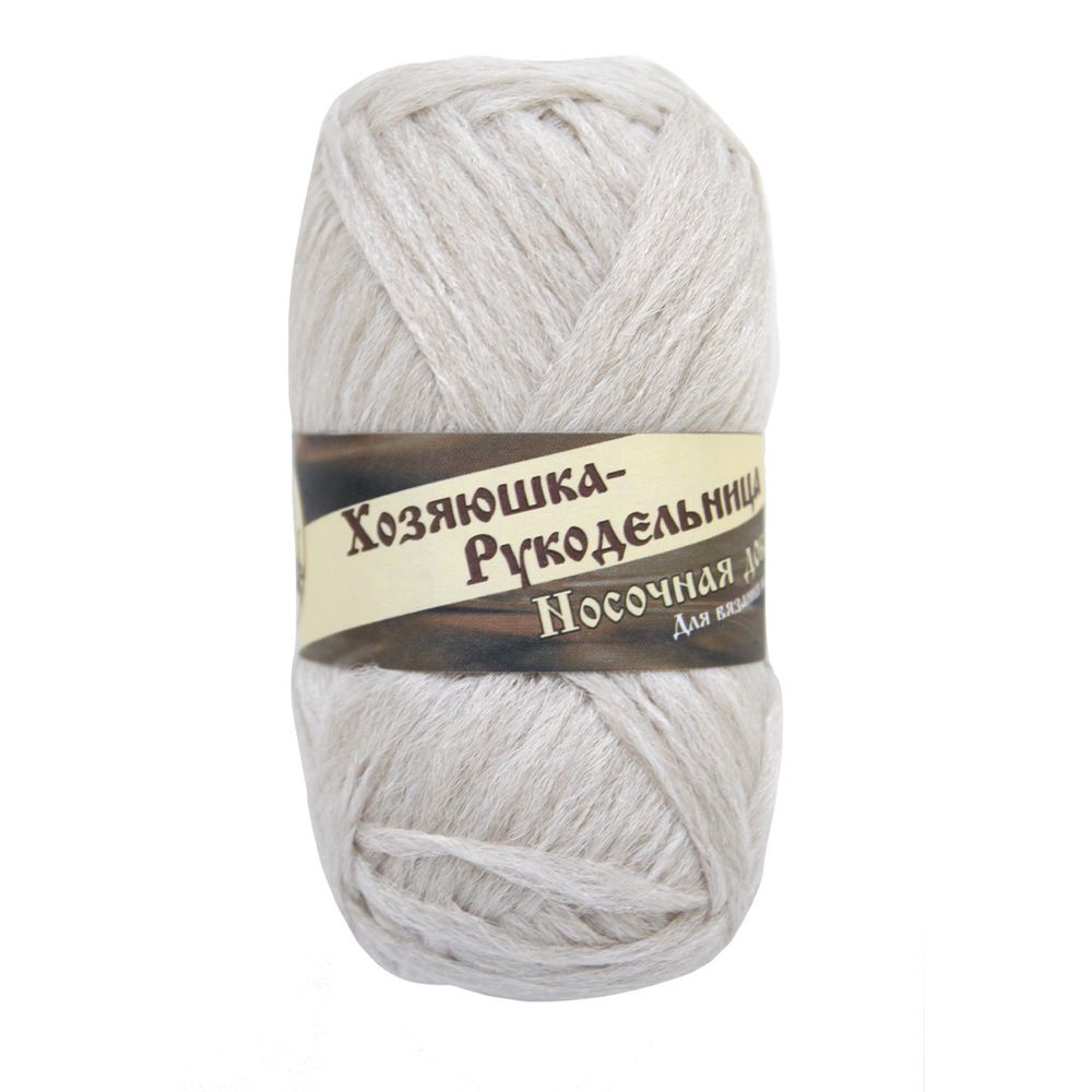 Пряжа Носочная добавка / уп.10 мот. по 50 г, 230 м, светло-серый