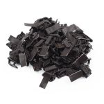 Крючок шубный PQ 45 мм, т.коричневый, PQ5203, 100 шт