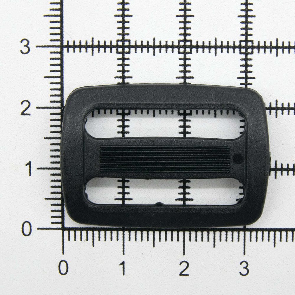 Пряжка, ПА, черный, 25 мм, 100 шт