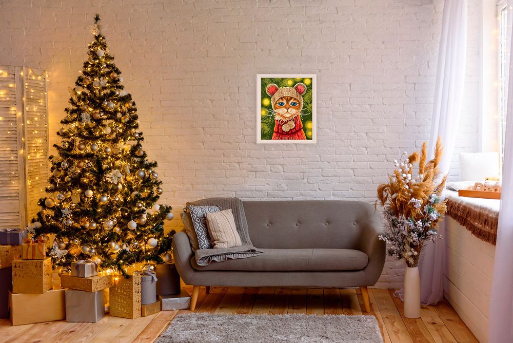 Алмазная (кристальная) мозаика Фрея, Праздничное настроение, 25х30 см