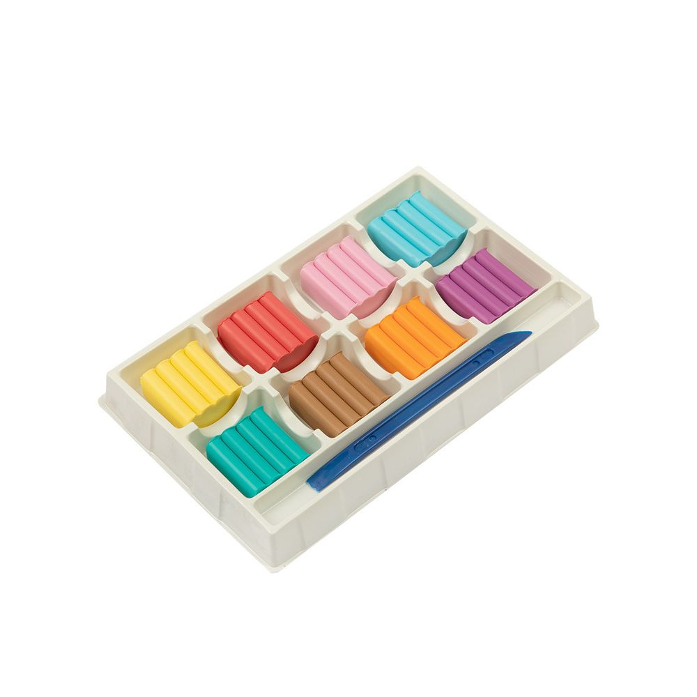 Пластилин восковой Пастельные цвета 96 г, 8 цв, Лео LPMCP-0108