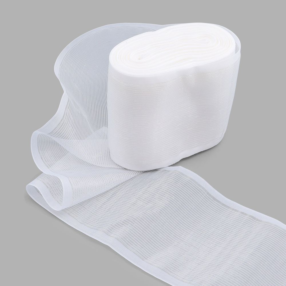 Лента для бантов (капрон) _8 см, 25 м (белый) С3501