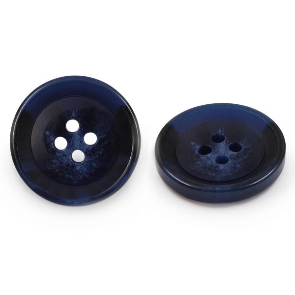 Пуговицы 4 прокола 36L (col.E (т. синий)), 72 шт