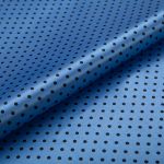 Ткань блузочная Poly satin 75 г/м², 200х145 см, 16 голубой/ черный, Gamma PSS-002