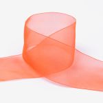 Лента капроновая (органза) 50.0 мм / 22.8±1 метра, 039 апельсин, Blitz OR-50