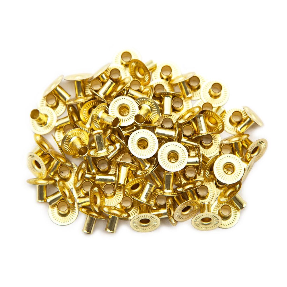 Часть кнопки Альфа (S-образная) ⌀11 мм (D-часть), 520 золото, 100 шт, S090516, BIG