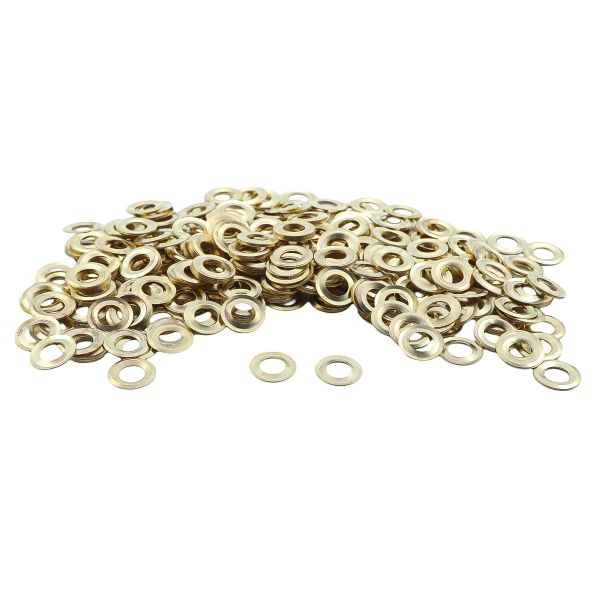 Люверсы металл ⌀_9.2 мм (внутр.), h6.32 мм (внутр.), №24, сталь, New Star, золото, уп≈1000 шт