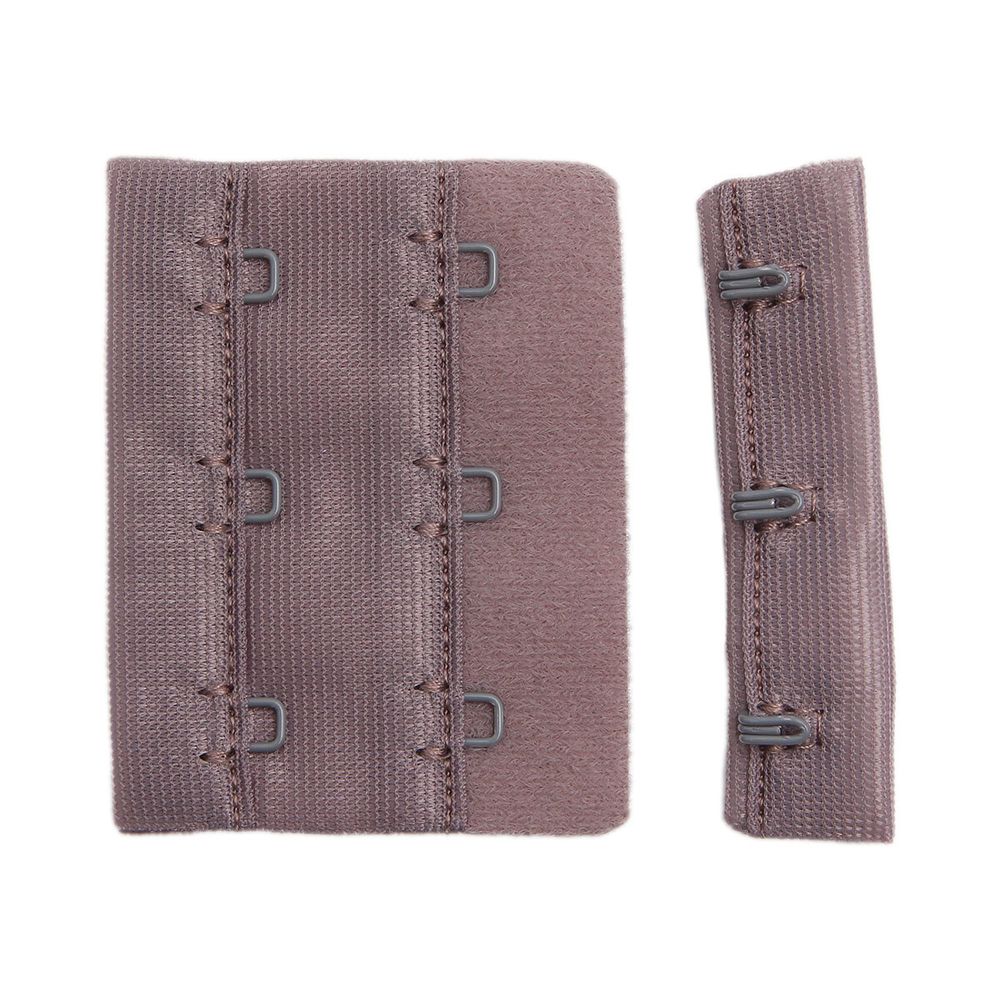 Застежки для бюстгальтера текстильные 3х2, 57 мм, 1645 шиншилла, 2494, 25 шт, Arta