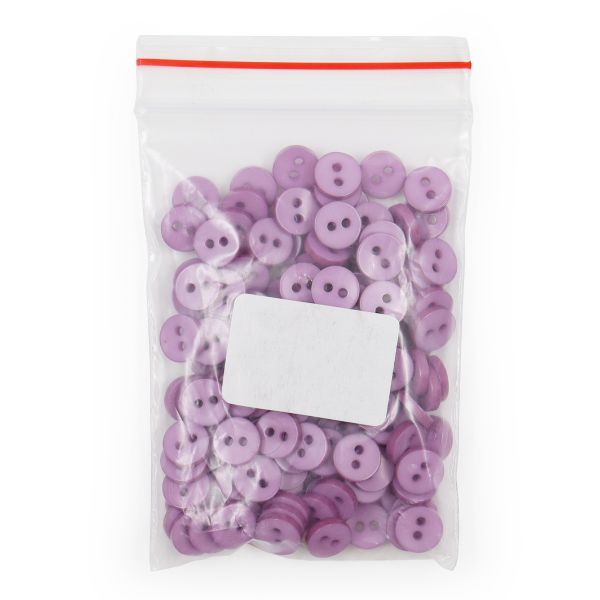 Пуговицы 2 прокола 14L, 9 мм, (Purple (фиолетовый)), NE74, 144 шт