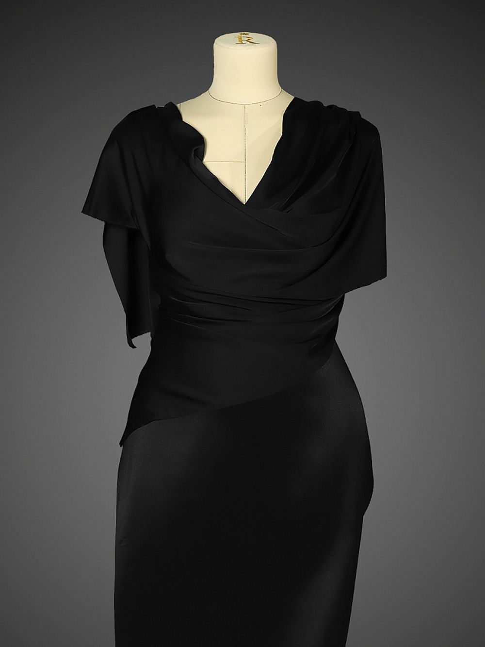 Шелк Армани 90 г/м², 150 см / 25 метров, TBYArm-016, цв.16 черный