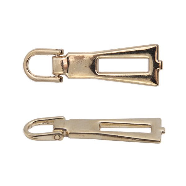 Пуллер для молнии металл 12х40мм, золото, 10 шт, ГП8646