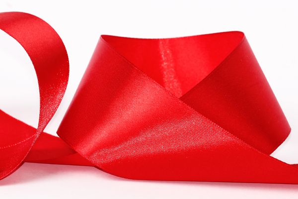 Лента атласная 1-сторонняя 50.0 мм / 33±2 метра, 112 т.красный, Gamma