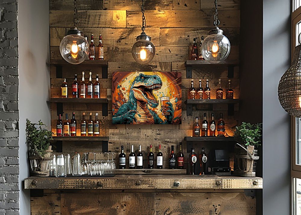 Картина по номерам Фрея PNB/PM-278, Пивозавр, 40х30 см