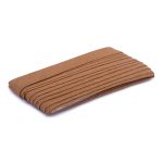 Косая бейка хлопковая 15 мм / 5 шт по 5.4 метра, №181 коричневый, Gamma GK-15C