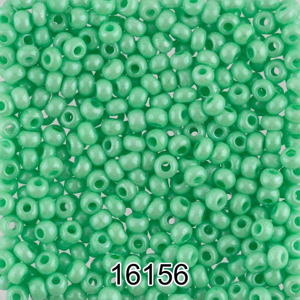 Бисер Preciosa круглый 10/0, 2.3 мм, 500 г, 16156 (Ф209) зеленый